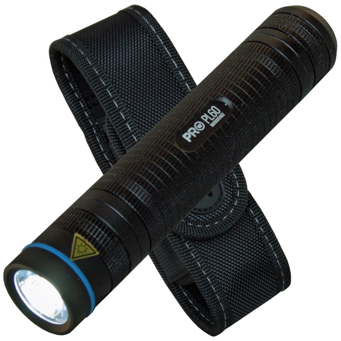 Walther PRO PL60, Taschenlampe, röhrenförmiges Design inkl. Etui